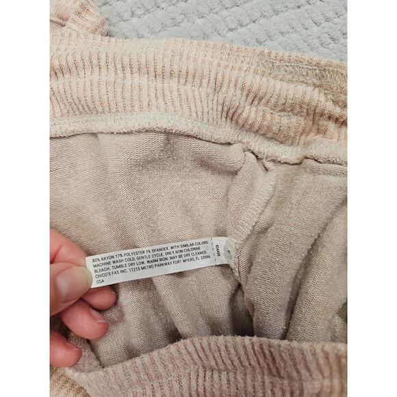 Soma Pajama Set Womens Medium Animal Print 2 Piece Long Sleeve Pants Lounge Wear - Picture 7 of 10